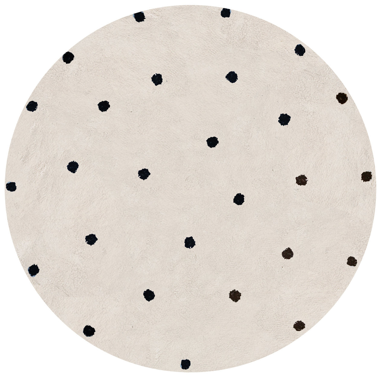 Runder Teppich Punkte 140cm