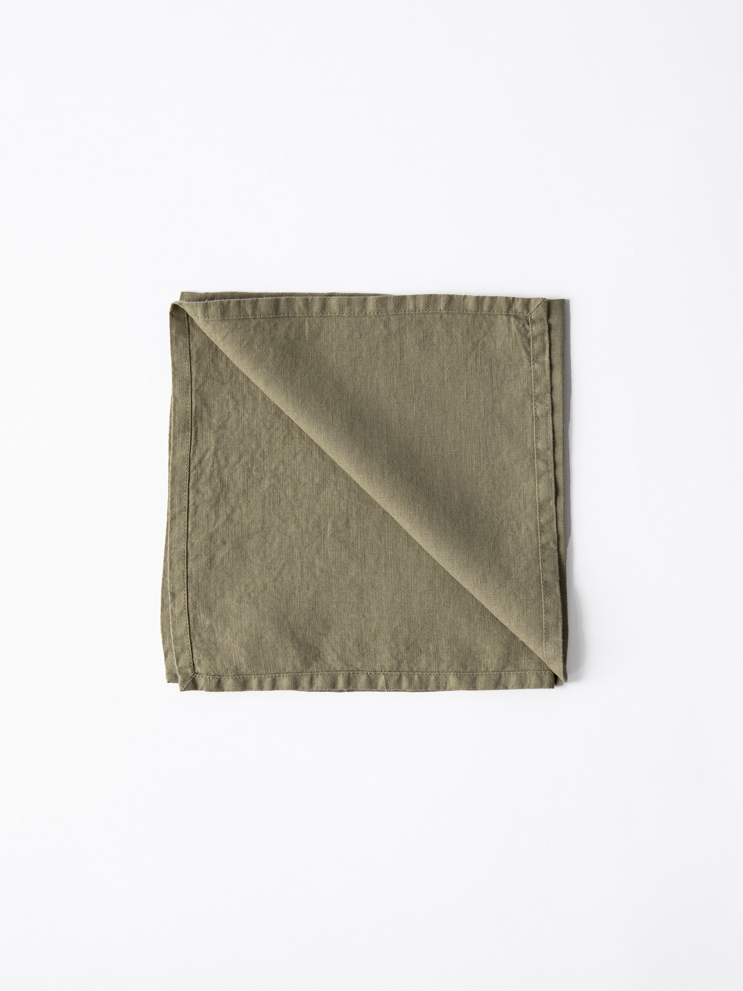 Leinenserviette olive