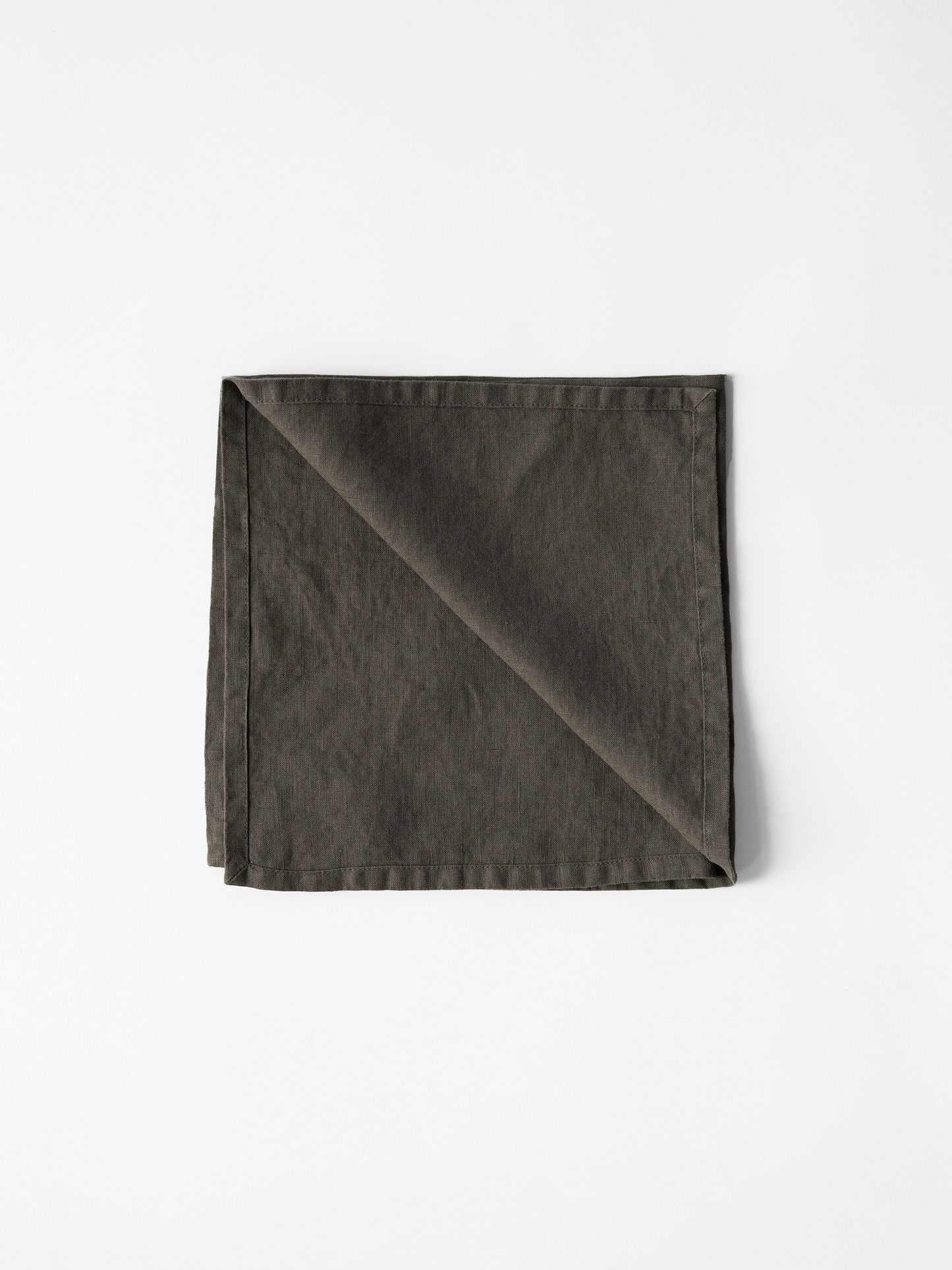 Leinenserviette taupe