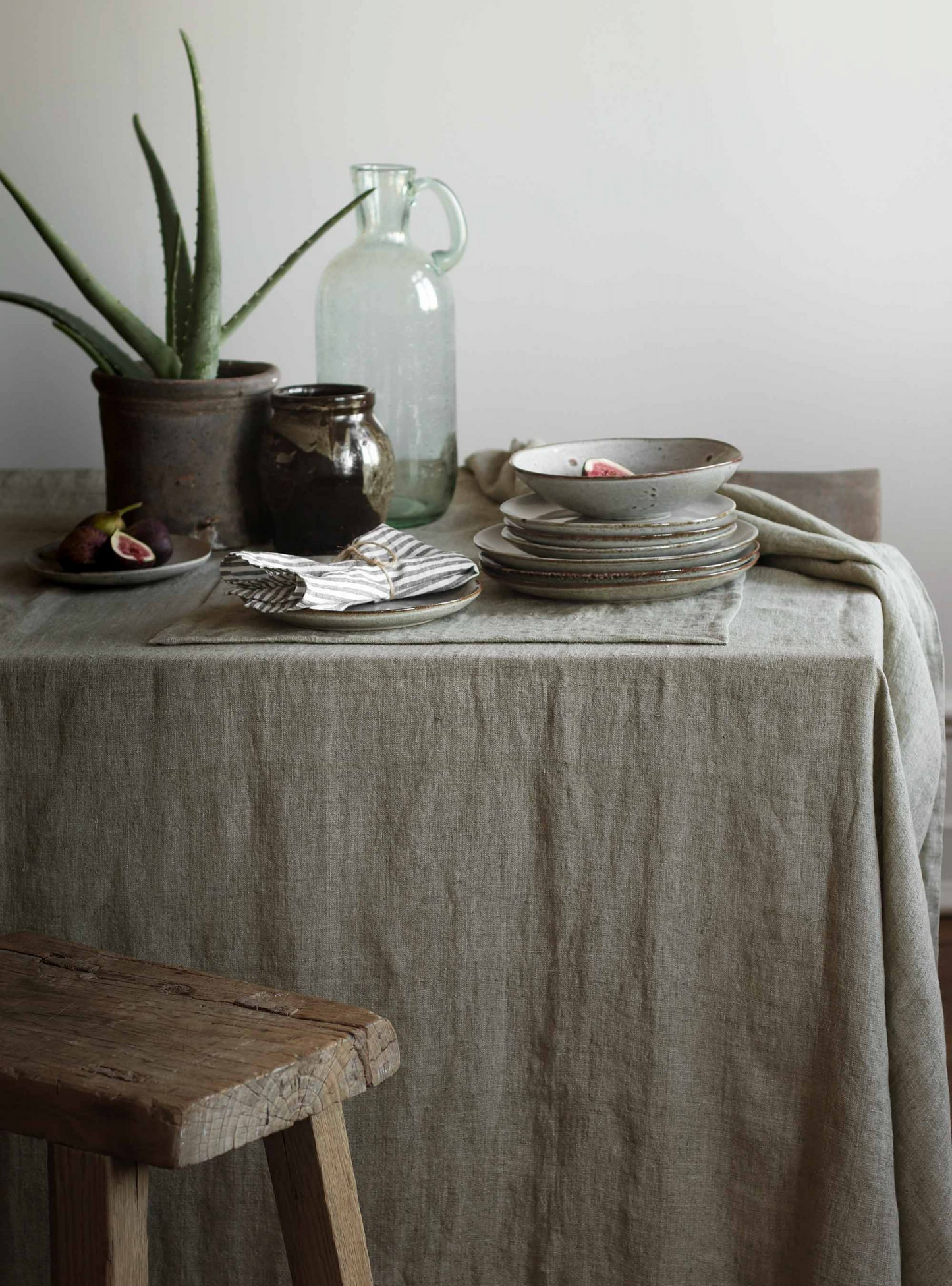 MARION Leinentischset dune