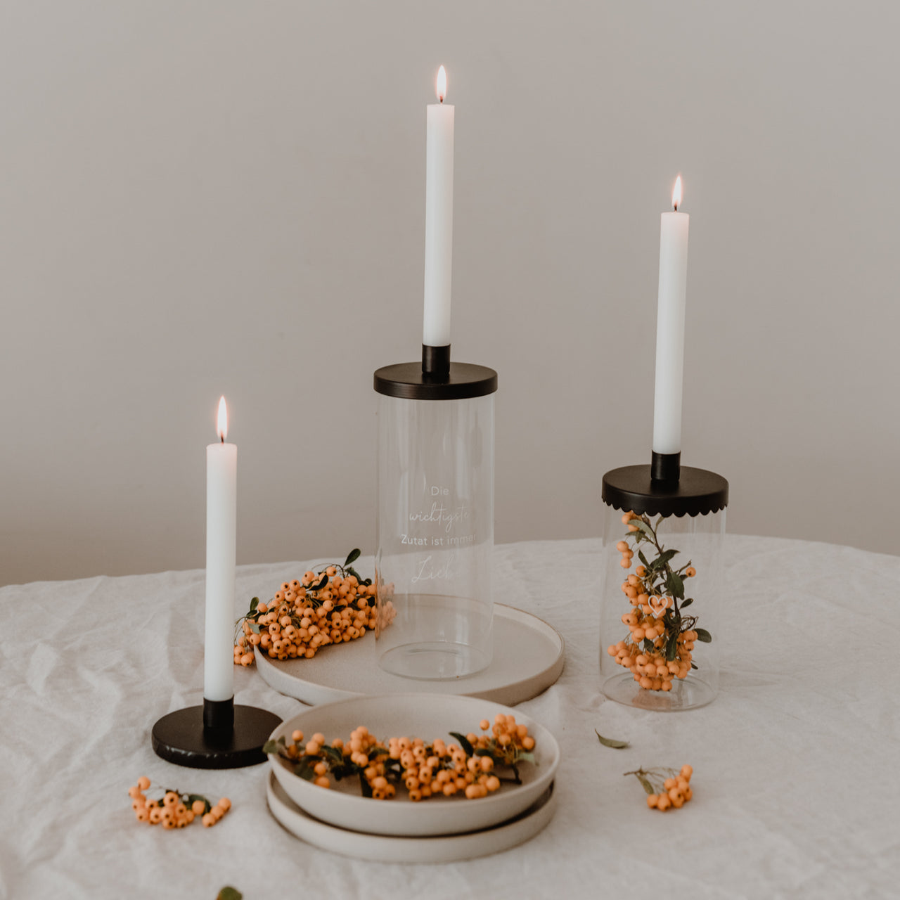 Frühstücksteller steingrau