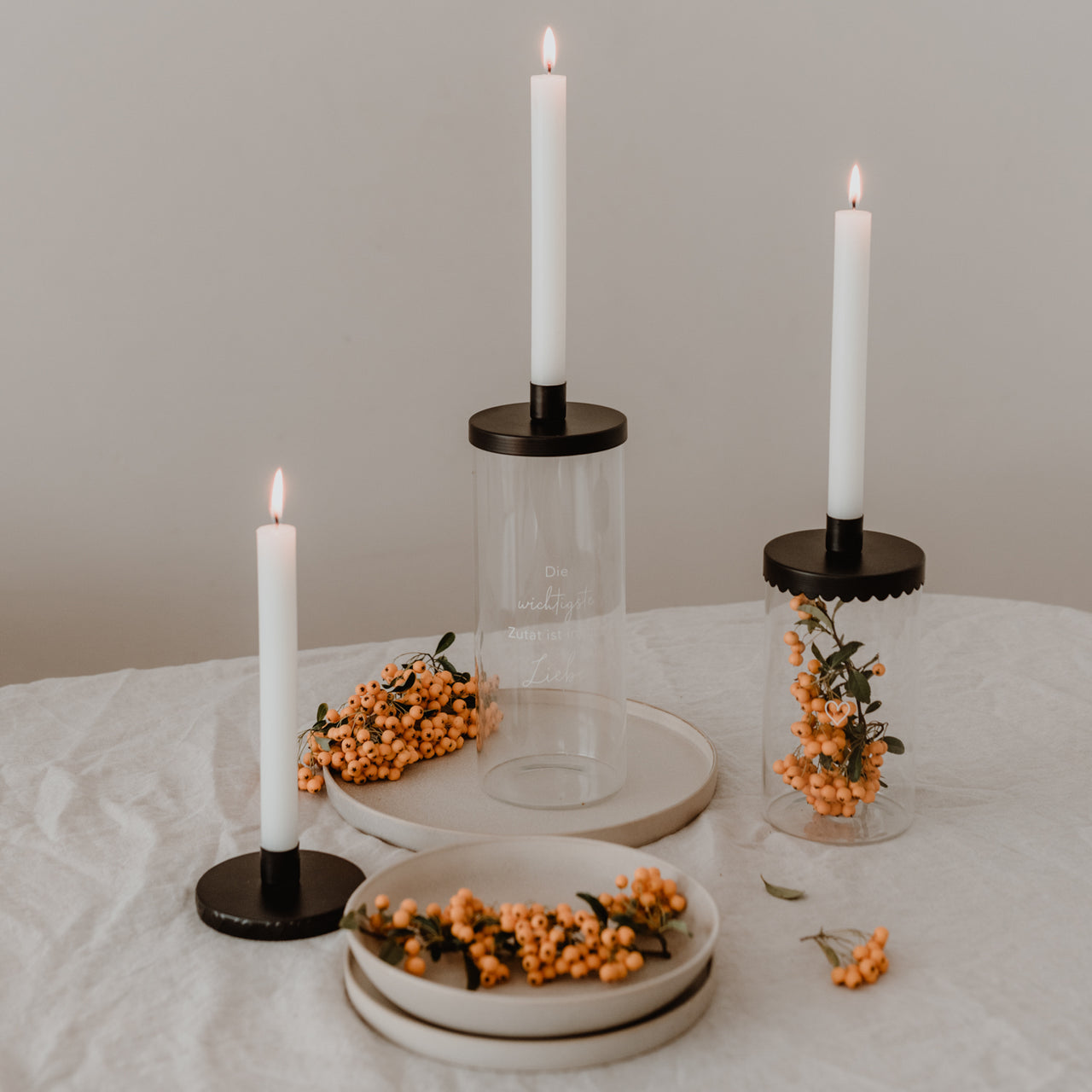 Speiseteller steingrau