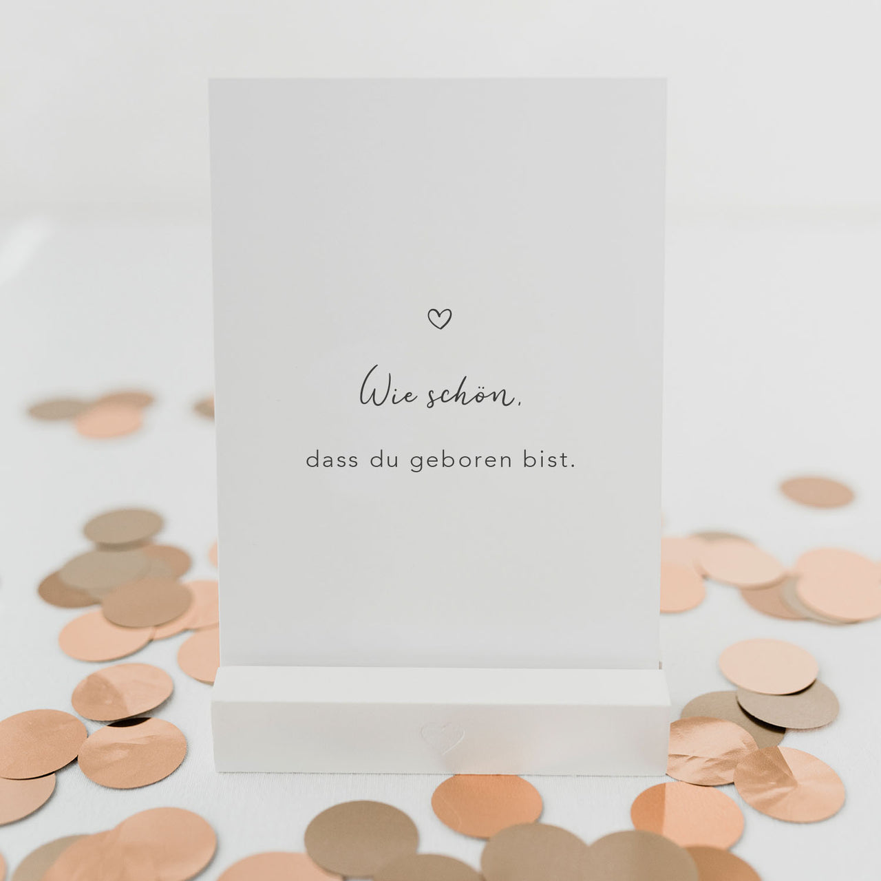 Spruchkarte Wie schön