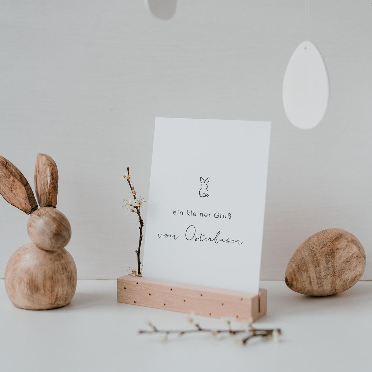 Spruchkarte Osterhase