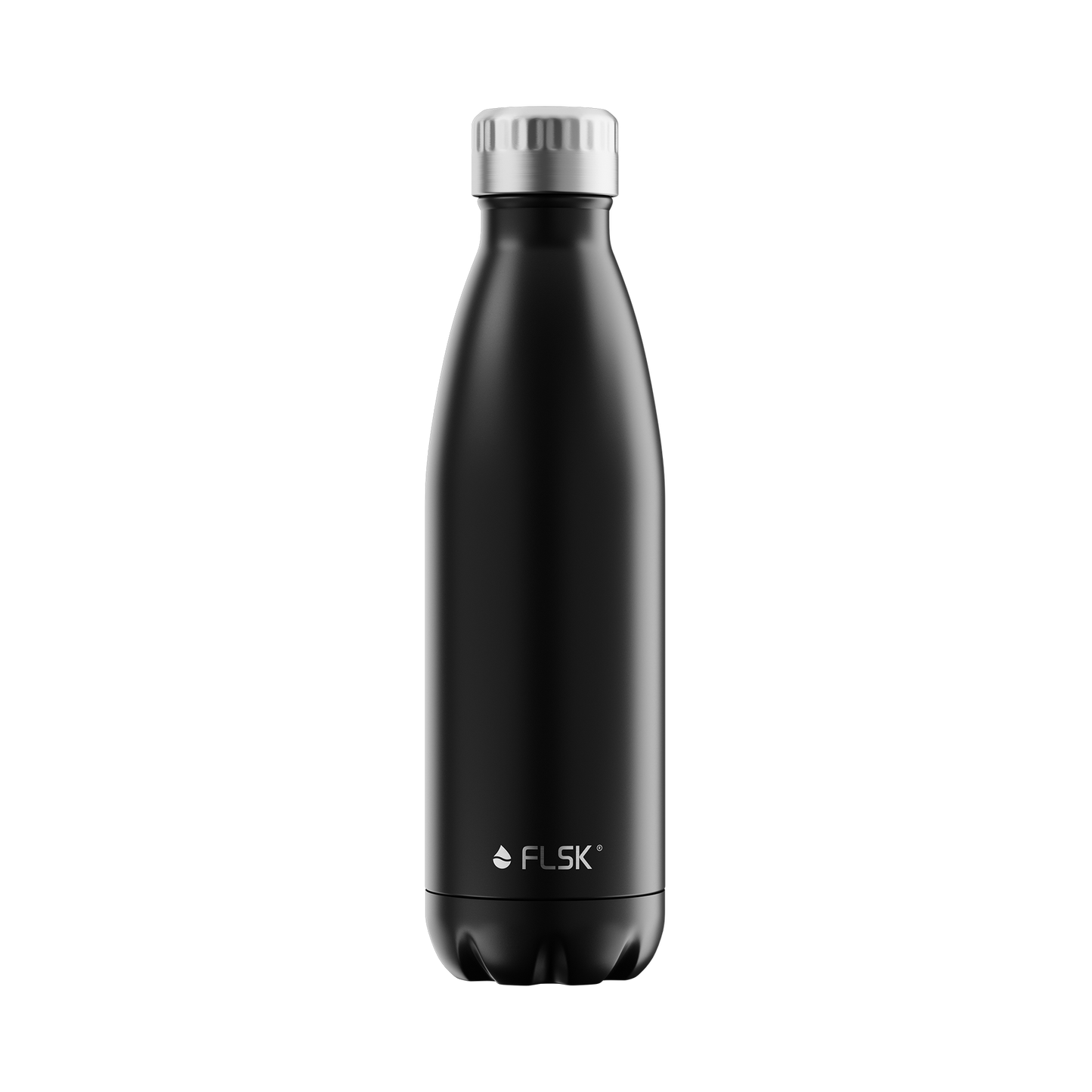 FLSK Edelstahl Trinkflasche BLCK 500 ml