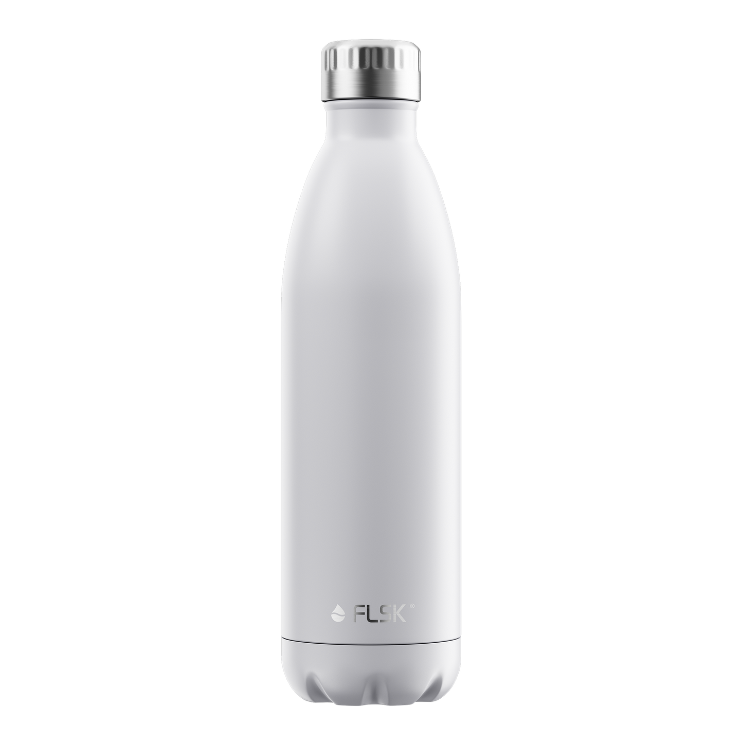 FLSK Edelstahl Trinkflasche WHTE 1000 ml