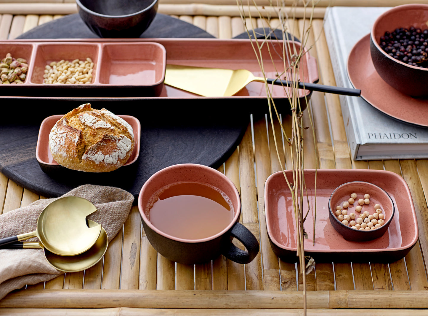 Dotti Salatbesteck gold