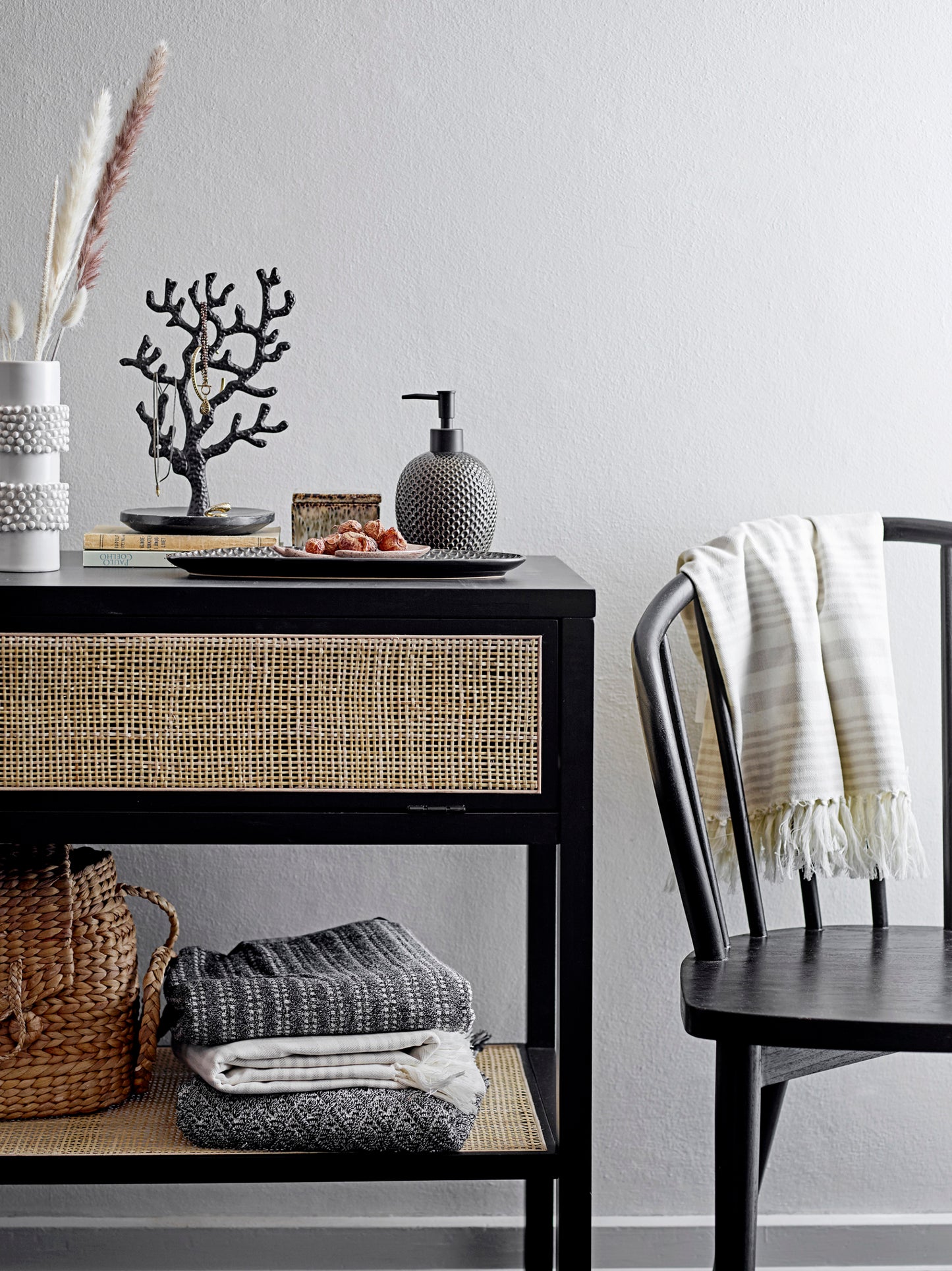 Hrin Seifenspender-Set Grau