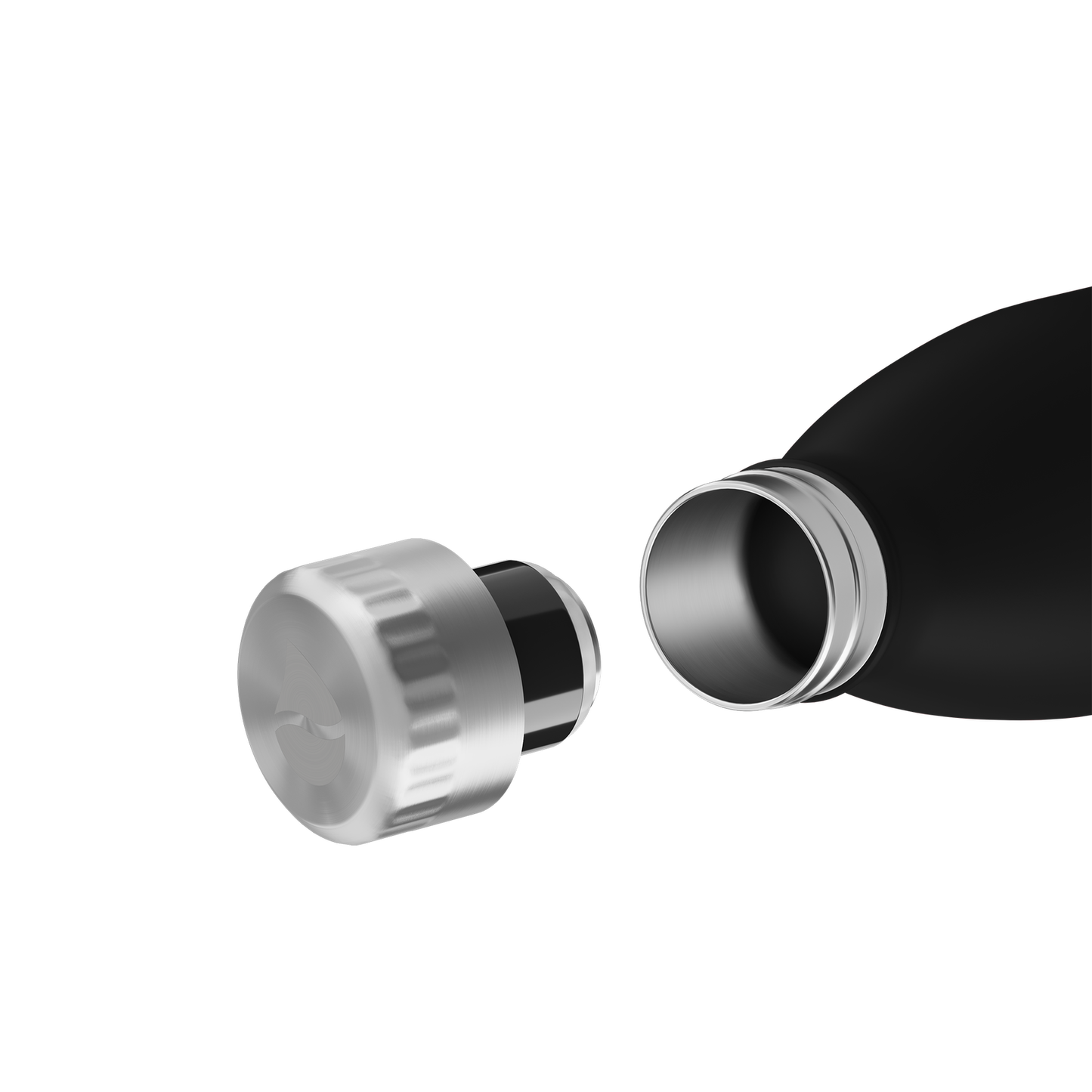 FLSK Edelstahl Trinkflasche BLCK 1000 ml