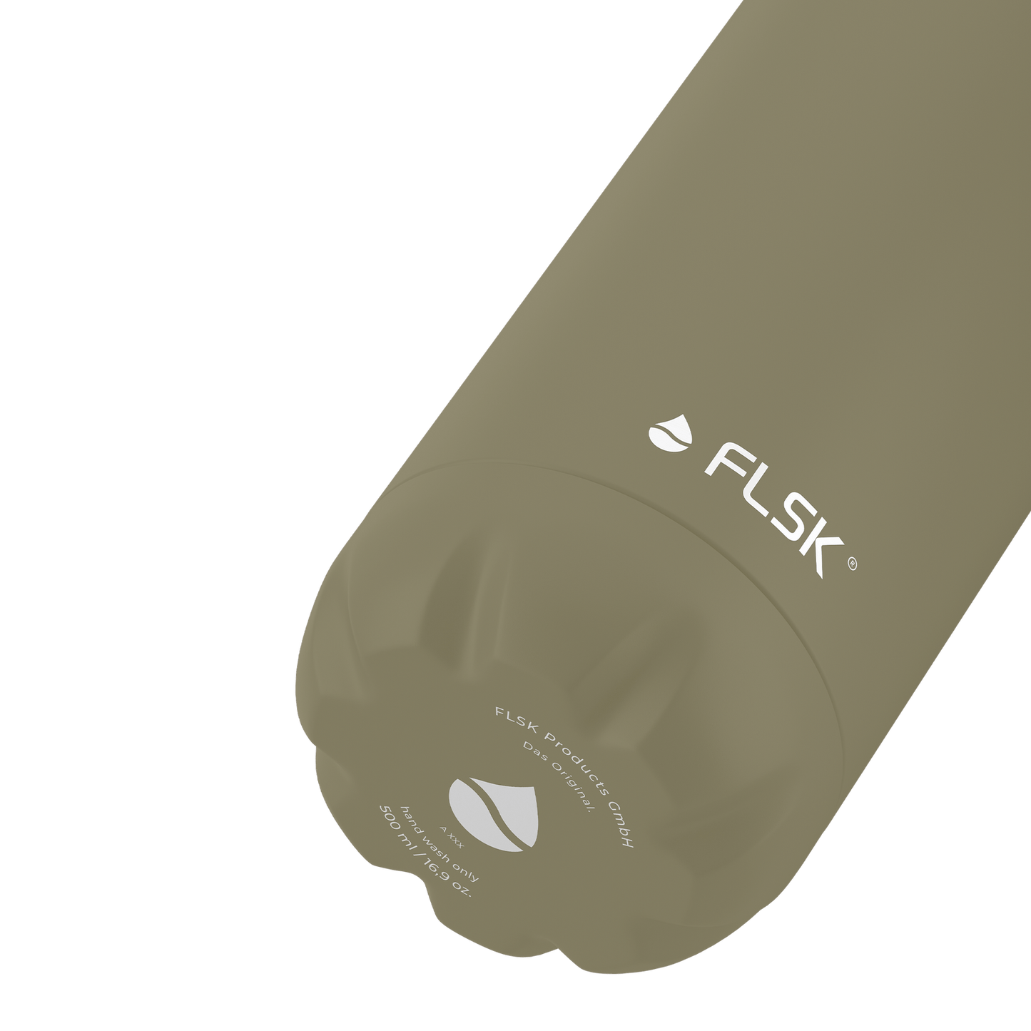 FLSK Edelstahl Trinkflasche Khaki 500 ml