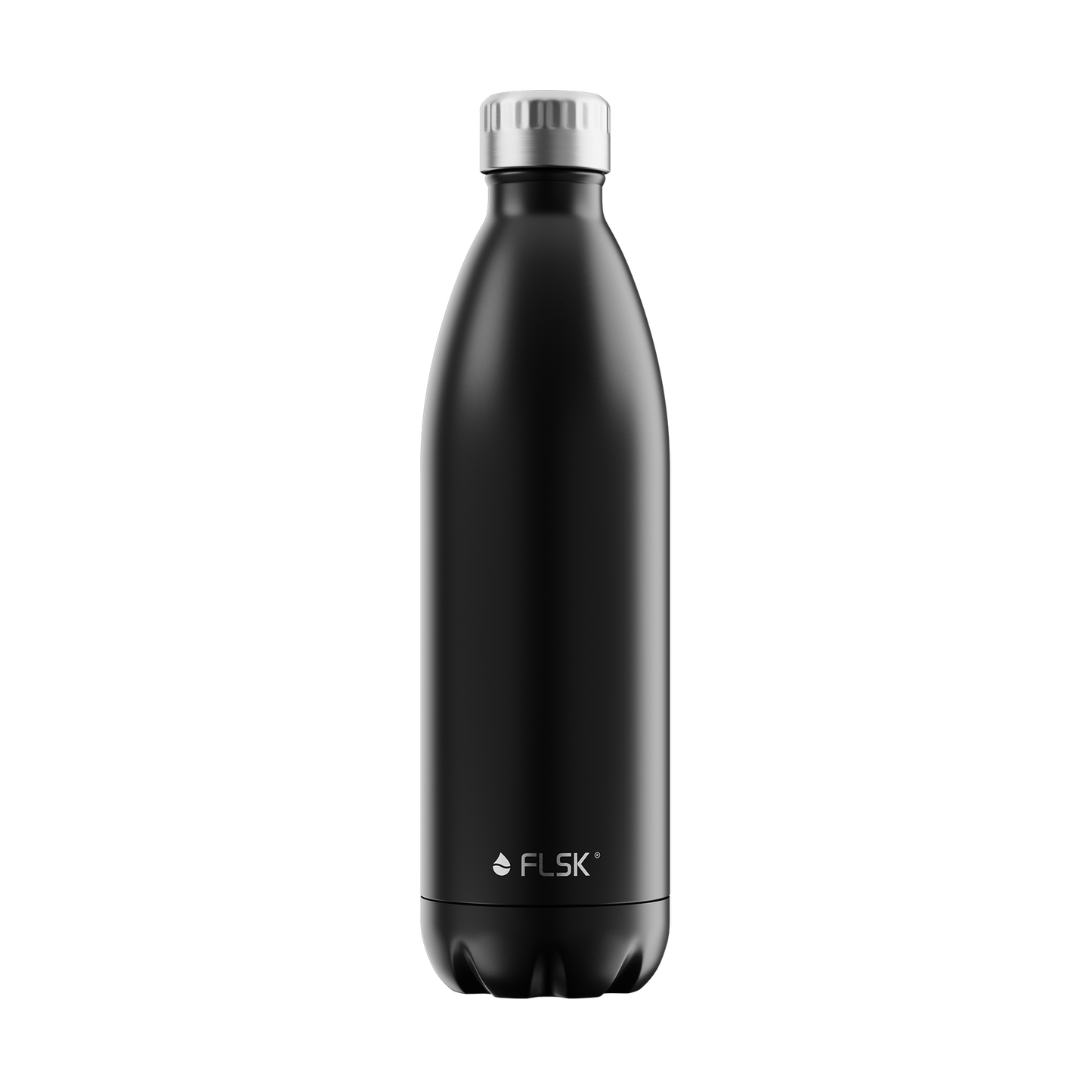 FLSK Edelstahl Trinkflasche BLCK 1000 ml