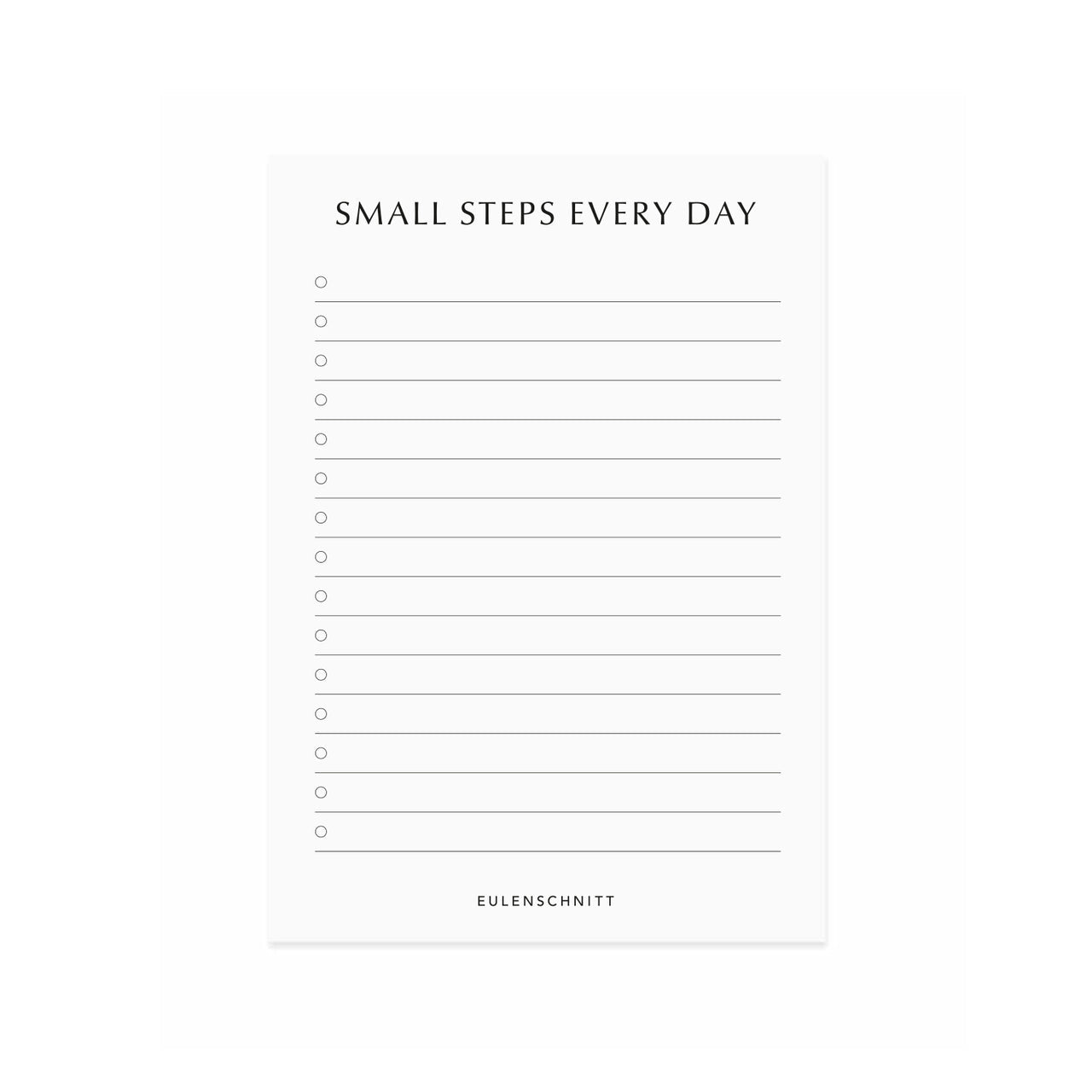 Block Small steps