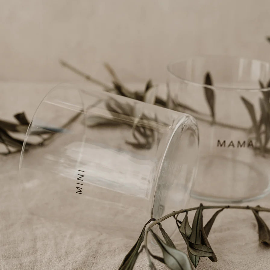 Trinkglas im 2er Set Mama & Mini
