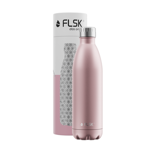 FLSK Edelstahl Trinkflasche Roségold 750 ml