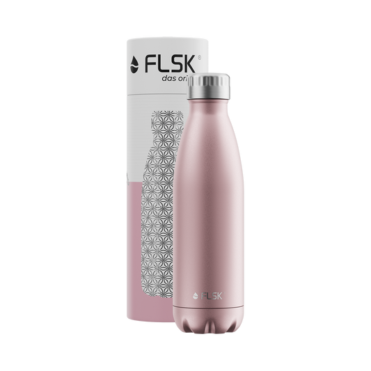 FLSK Edelstahl Trinkflasche Roségold 500 ml